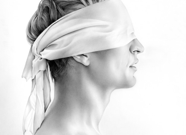 Blindfolded Man In Profile / Cath Riley - Projects - Debut Art